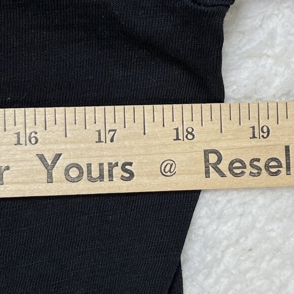 Nation Peruvian Cotton Womens Medium Bishop Sleeve Black With Wrist Buttons - Picture 3 of 6